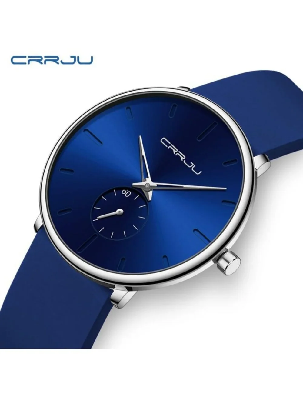 Stylish Waterproof Quartz Wristwatch for Men & Women, Ultra Thin Colorful Band